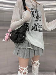 受注制【nmtc +】frill mini skirt 2 (4color)