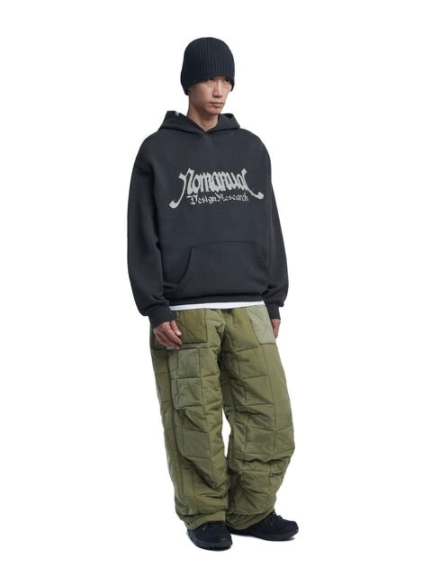 【NOMANUAL】P.N.L HOODIE / 【ノーマニュアル】ロゴプリント長袖パーカー