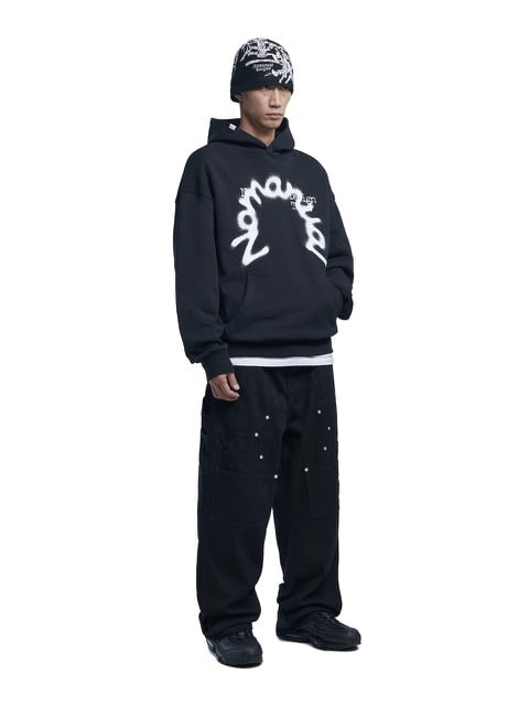 【NOMANUAL】S.P.L HOODIE / 【ノーマニュアル】ロゴ長袖パーカー