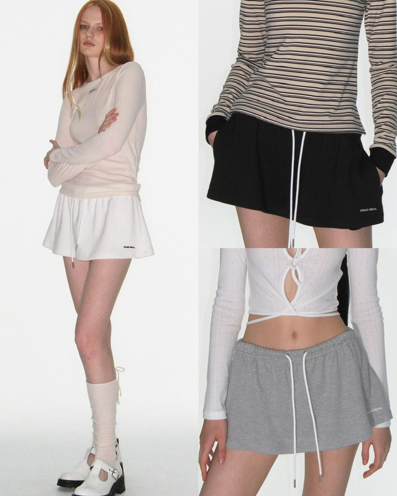 【CRANK】MICRO FLARED SKIRT