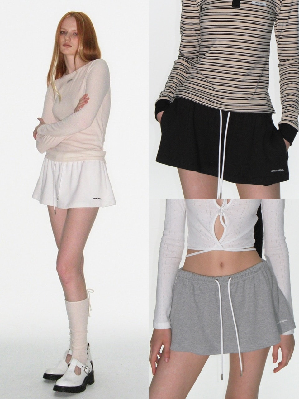 【CRANK】MICRO FLARED SKIRT