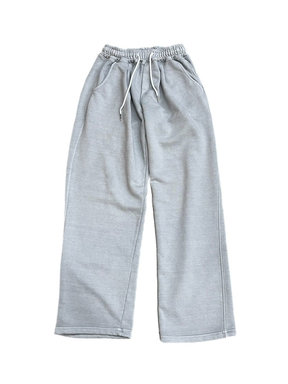 受注制【Chikashitsu +】unisex pigment wash string sweat pants (4color)