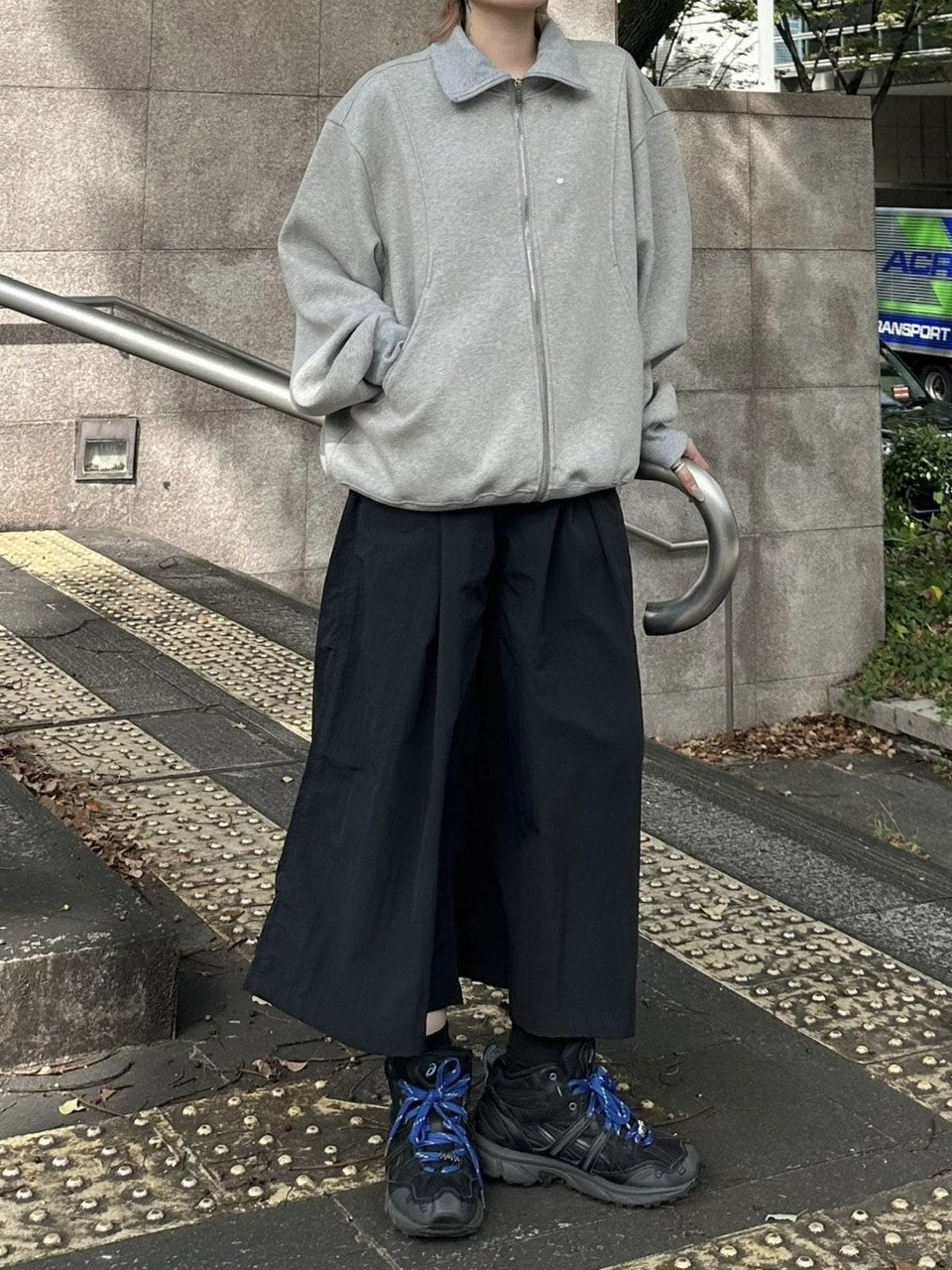 受注制【youll】high neck zip up sweat (2color)