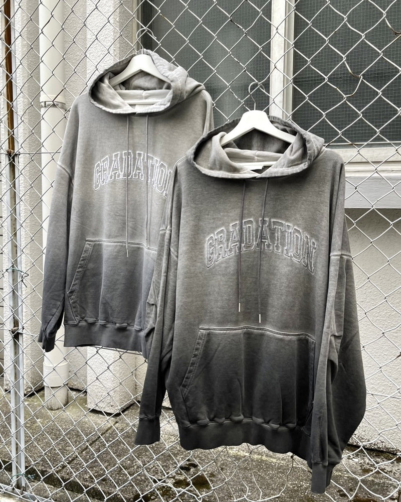 受注制【Never mind the XU】gradation hoodie (2color)