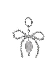 【BLACK PURPLE】Joy Ribbon Tie Keyring