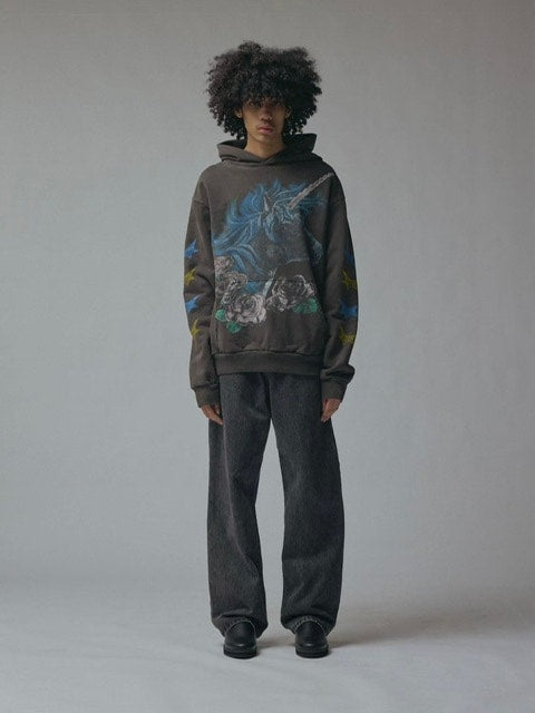 【BASKETCASE】UNICORN, hoodie
