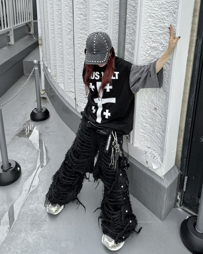 受注制【Never mind the XU】studs cap (2color)