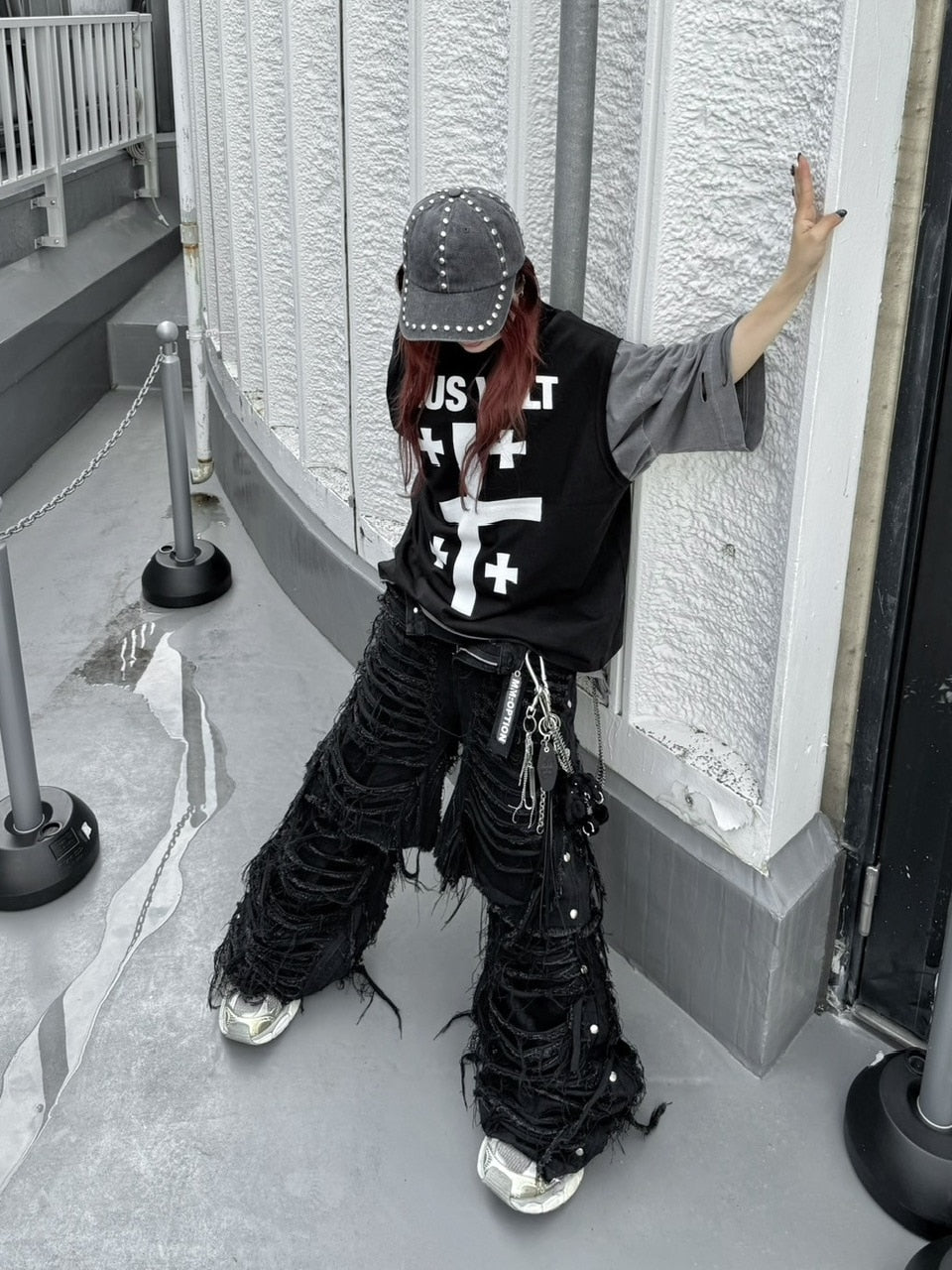 受注制【Never mind the XU】studs cap (2color)