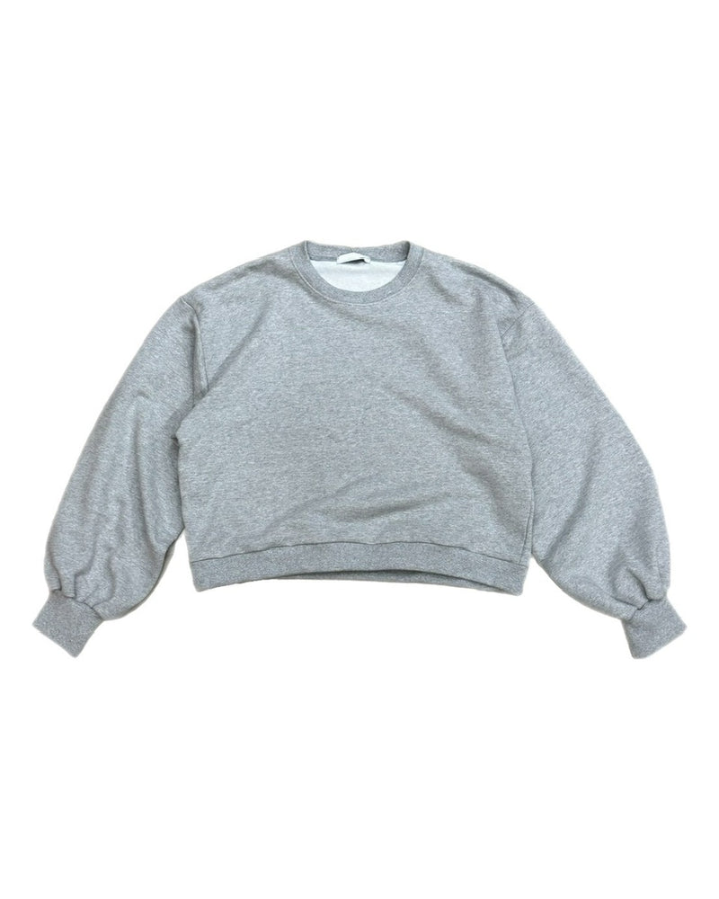 受注制【Chikashitsu +】unisex cropped balloon sweat (3color) / 【チカシツプラス】ユニセックスクロップバルーン長袖スウェットシャツ
