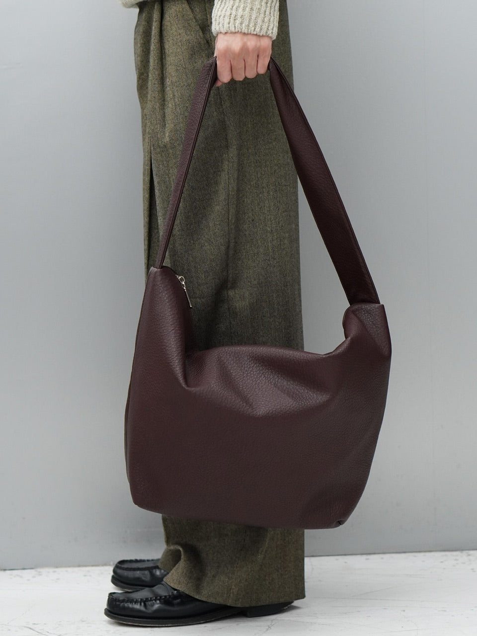 東京店WEB限定【Chikashitsu +】eco leather cross bag (2color)