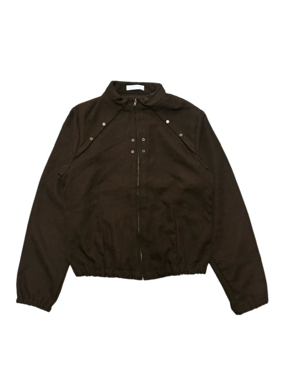 受注制【oaks】cropped stats suede jacket (2color)