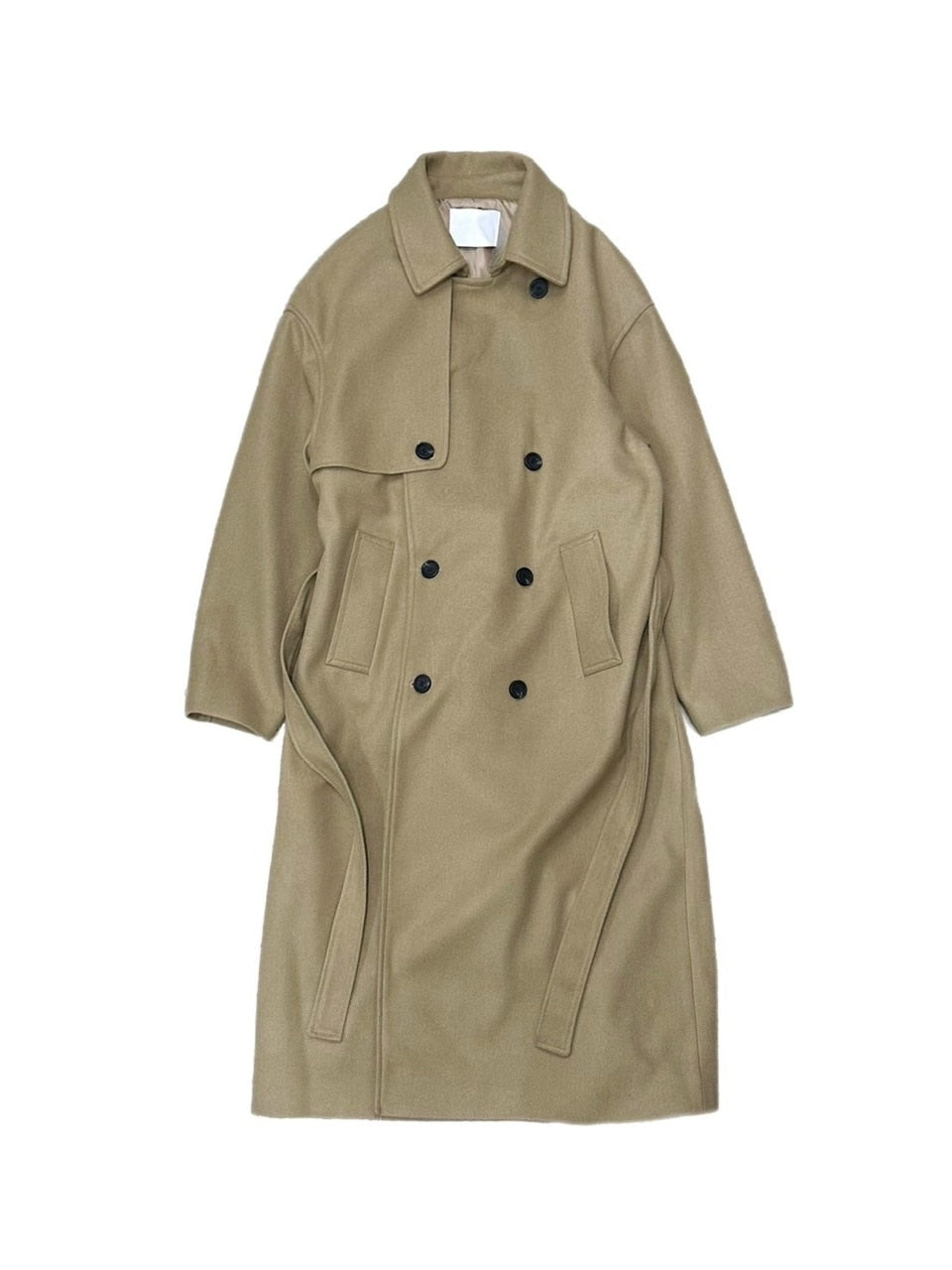 【Chikashitsu +】double long coat (2color)