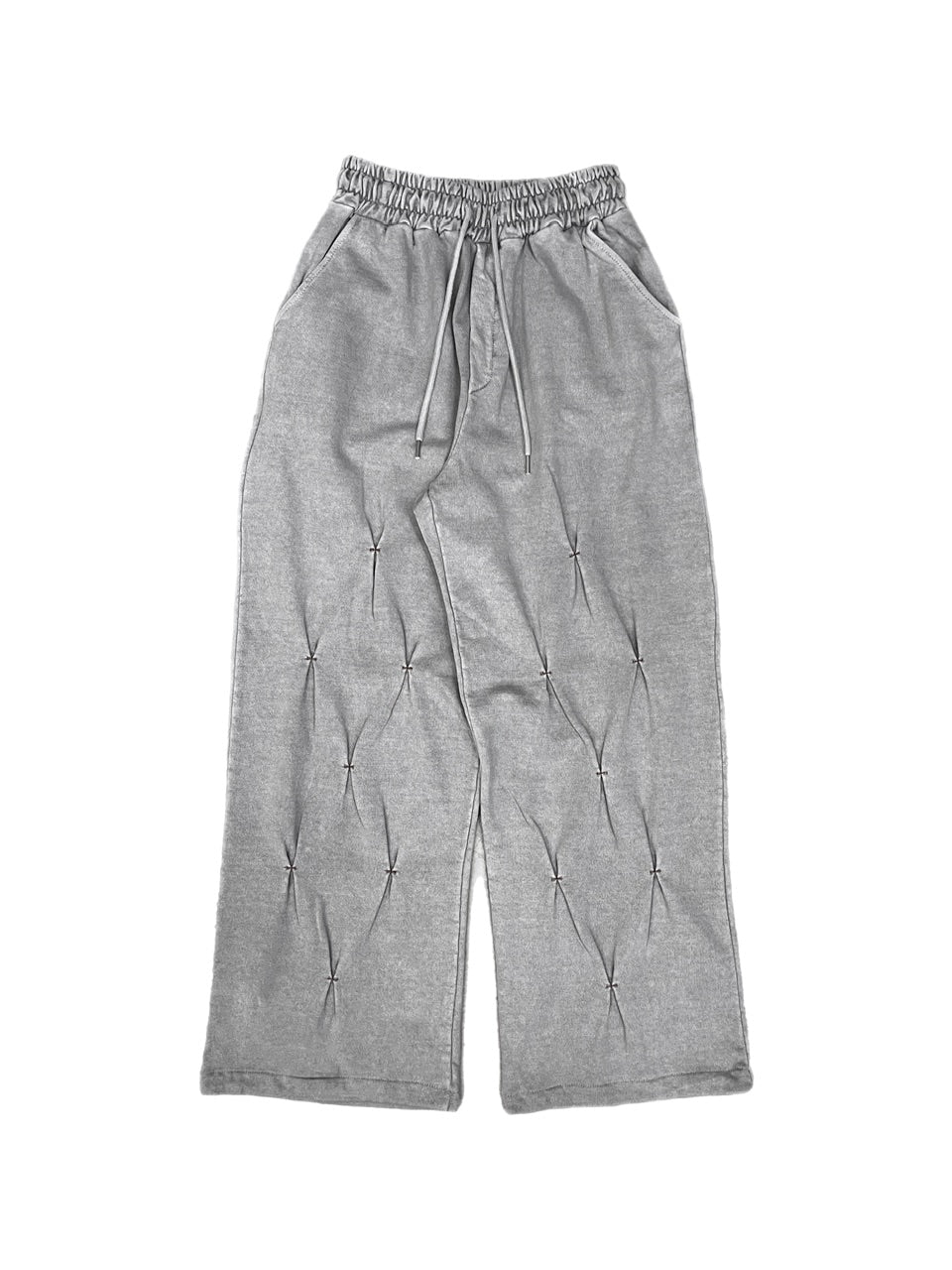 受注制【Chikashitsu +】stitch design sweat pants (3color)
