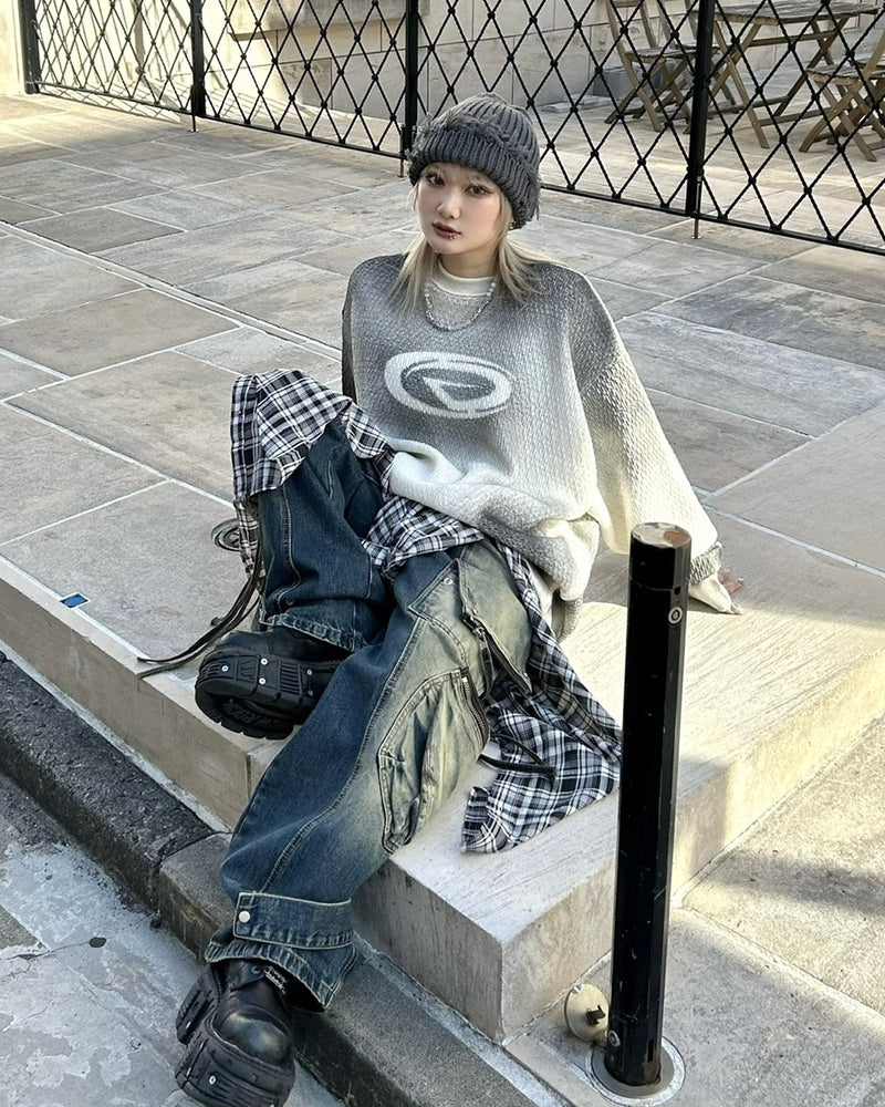 受注制【Never mind the XU】damage beanie (2color)