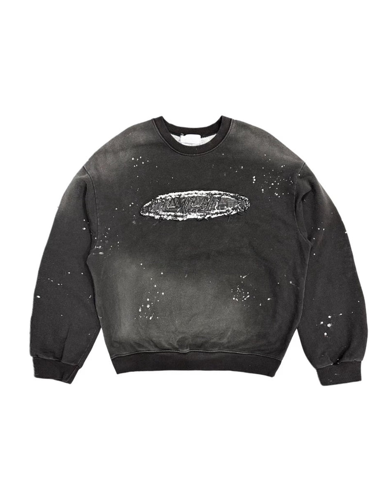 受注制【Never mind the XU】patch sweat shirts