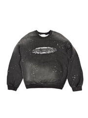 受注制【Never mind the XU】patch sweat shirts
