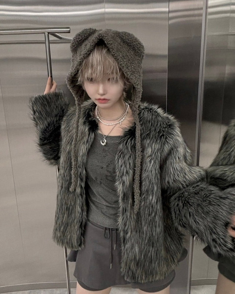 受注制【nmtc +】bear ear muff (3color)