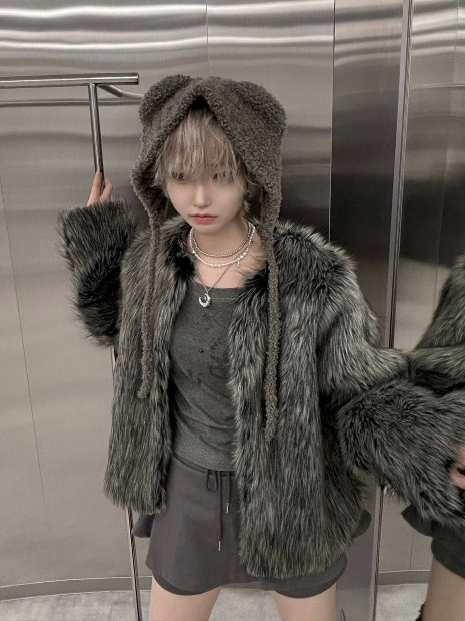 受注制【nmtc +】bear ear muff (3color)