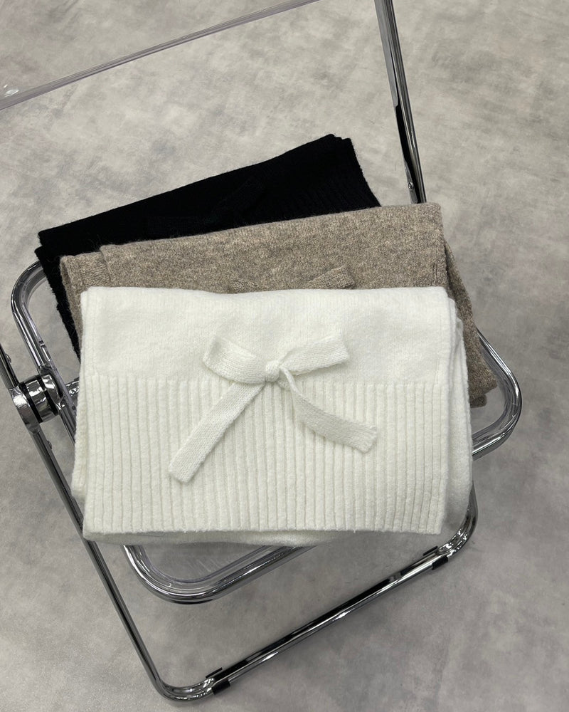 受注制【nmtc +】ribbon muffler (3color)