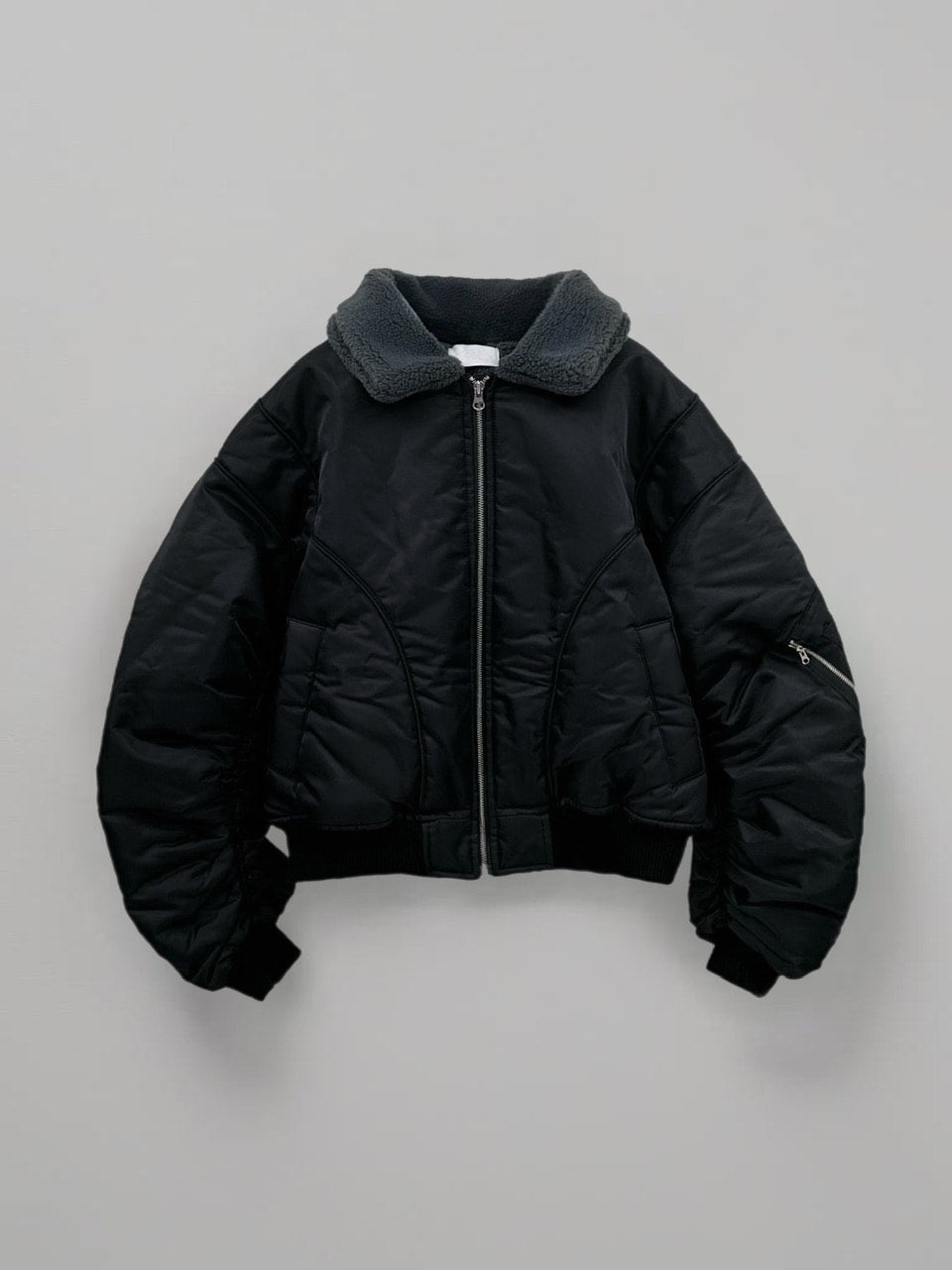 大阪店WEB限定【Chikashitsu +】cropped mustang bomber jacket