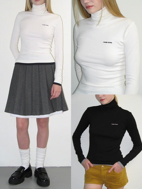 【CRANK】LAYERED BASIC TURTLENECK