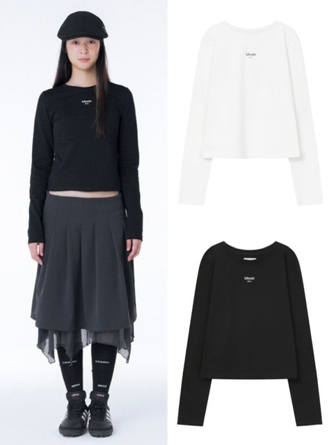 【Miseki seoul】Mini logo long sleeves