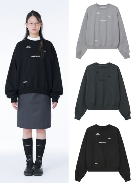 【Miseki seoul】Quote sweat shirts