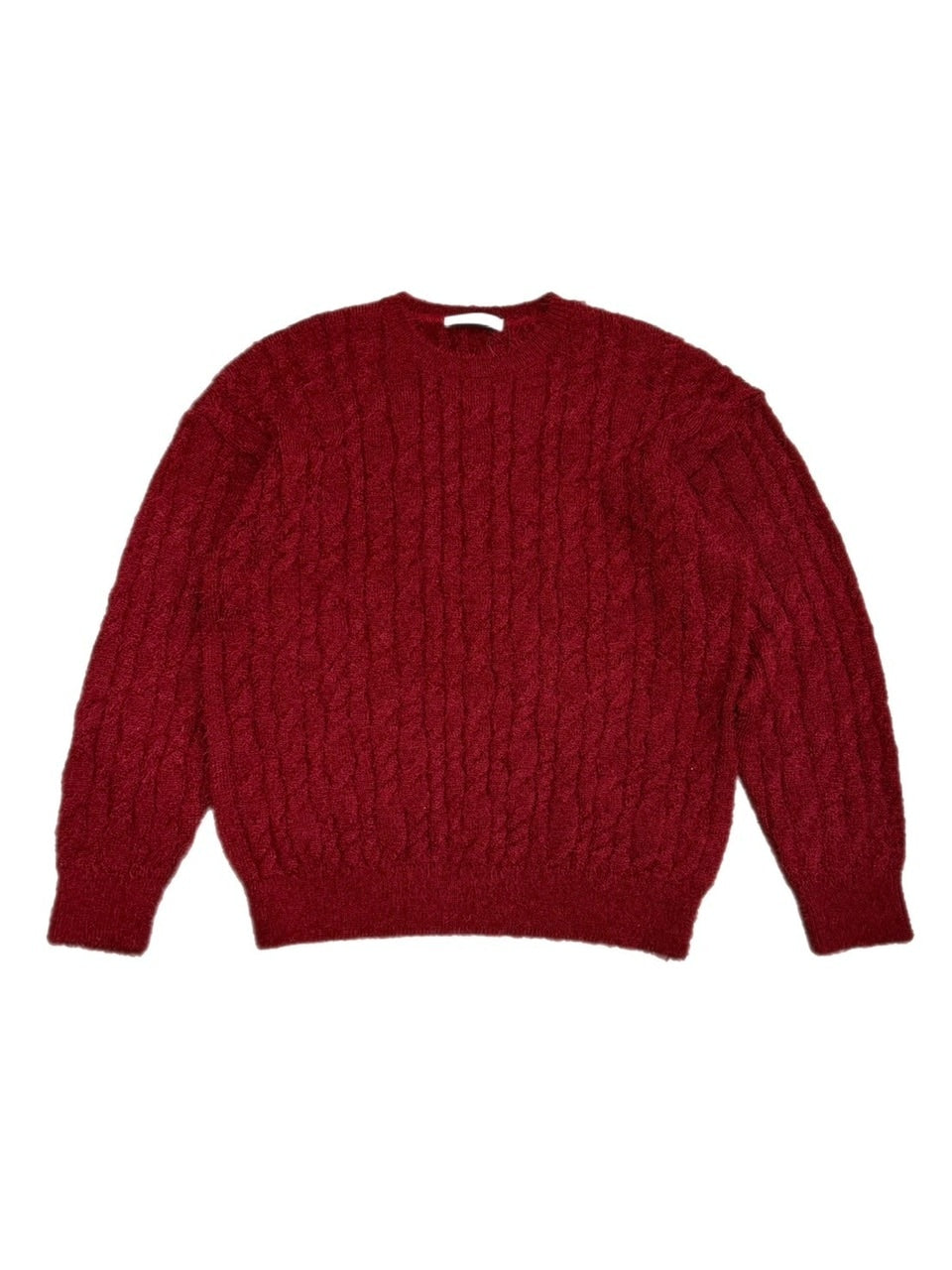 受注制【Chikashitsu +】angora like cable knit (3color)