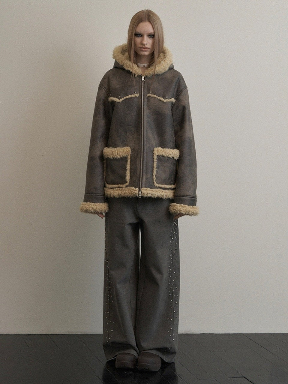 【SETUP-EXE】HOODIE MUSTANG JACKET / 【セットアップエグゼ】マスタング長袖フードジャケット