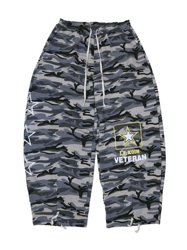 【IFEELLUCKY】Lucky army big sweat pants / 【アイフィールラッキー】ラッキーアーミービックスウェットパンツ