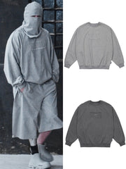 【AJOBYAJO】Raw Edge Batwing Sweatshirt