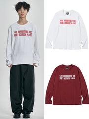 【AJOBYAJO】The Contorted Excuse Long Sleeves T-Shirt