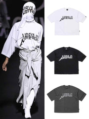 【AJOBYAJO】Tri Logo Mixed T-Shirt