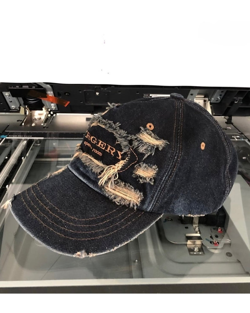【SURGERY】surgery distroyed denim cap / 【サージェリー】ダメージデニムキャップ