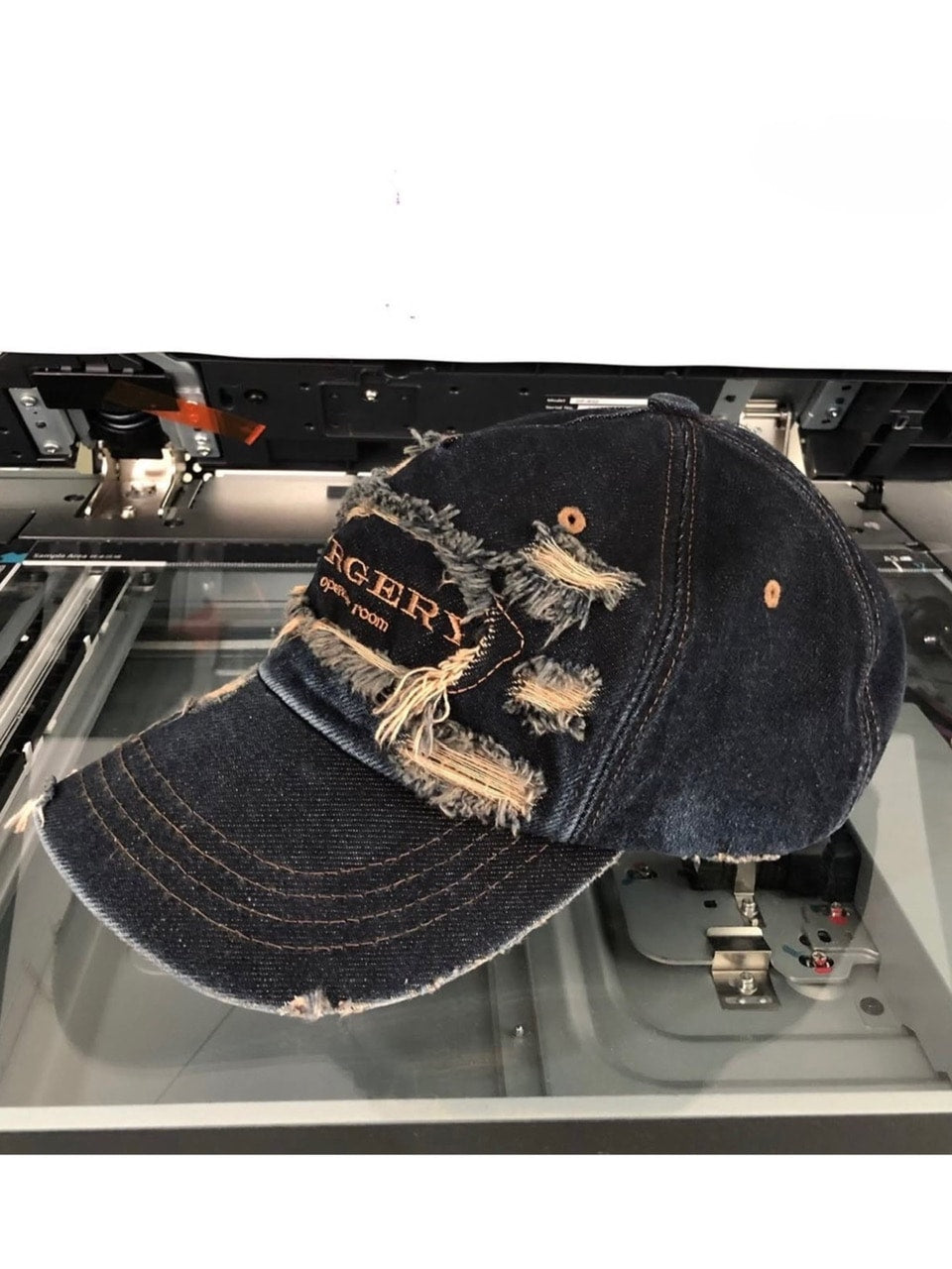【SURGERY】surgery distroyed denim cap / 【サージェリー】ダメージデニムキャップ