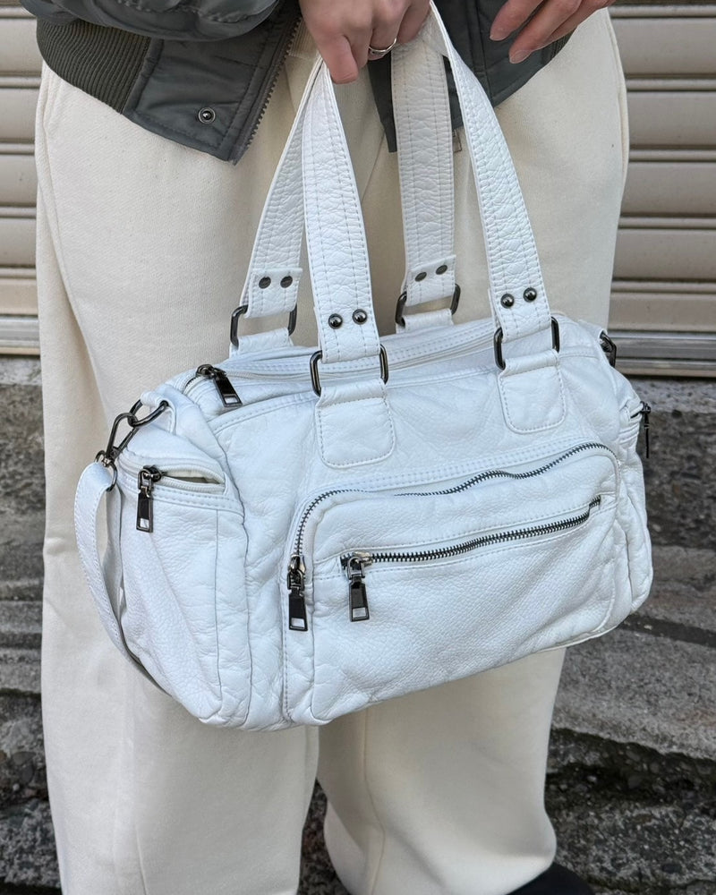 受注制【Chikashitsu +】vintage wash shoulder bag