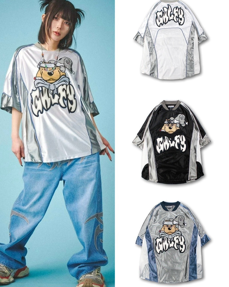 【GALFY】病みに争いしサイバーTシャツ