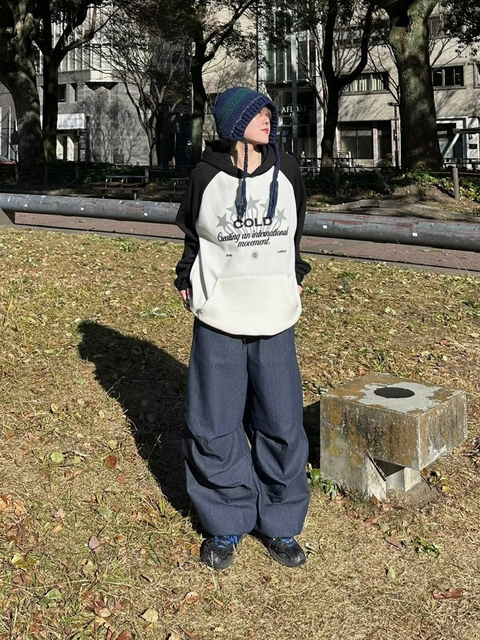 受注制【youll】stripe carpenter pants (2color)