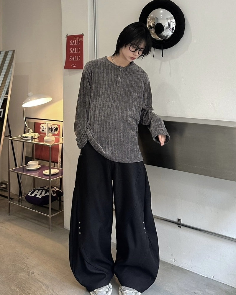 国際配送【LUV CODE】rivet balloon pants