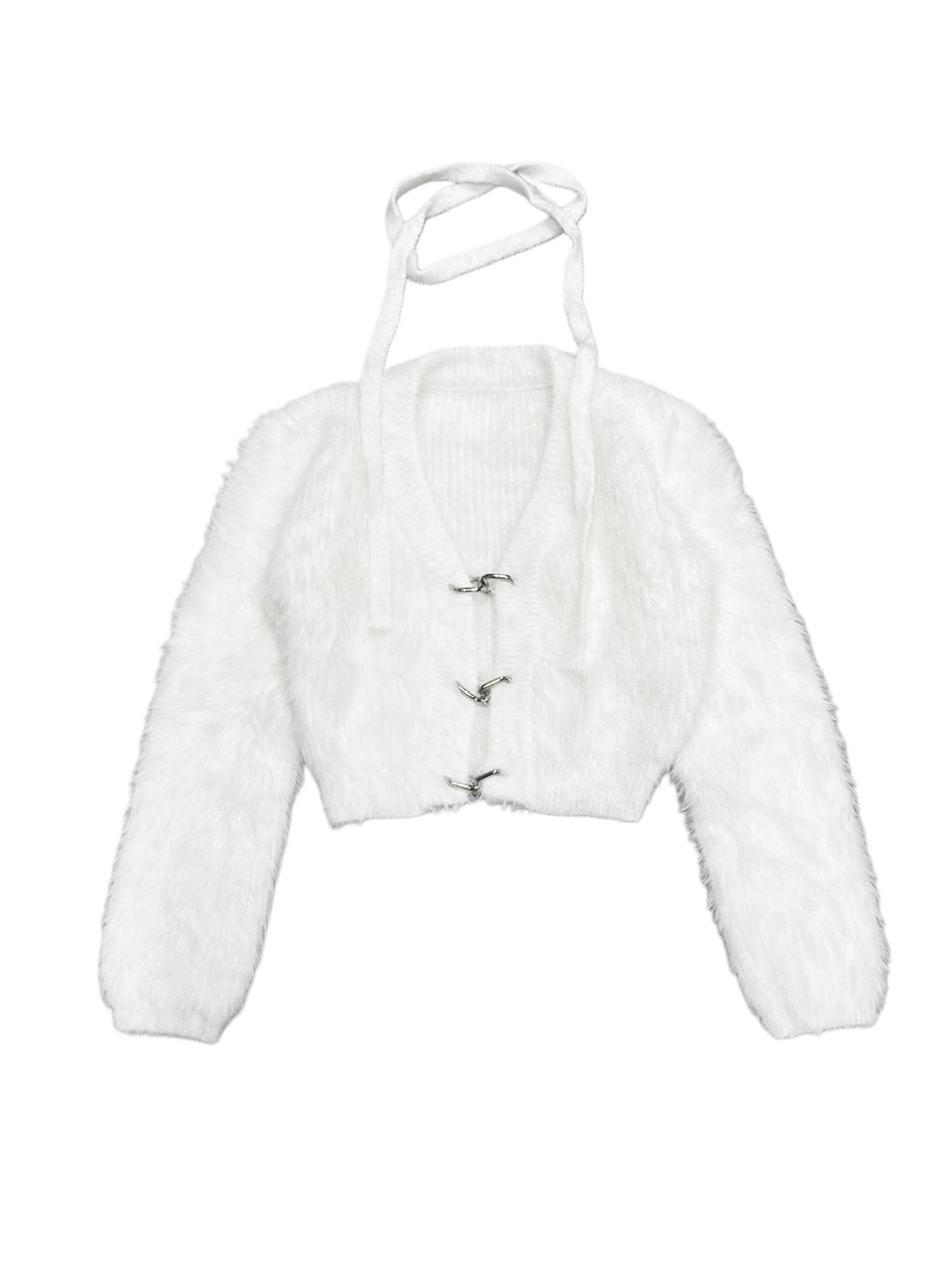 受注制【Never mind the XU】tie set knit cardigan (3color) / 【ネバーマインドザエックスユー】ネクタイセットニット長袖カーディガン