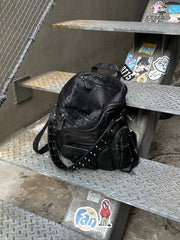 大阪店WEB限定受注制【Chikashitsu +】leather studs backpack