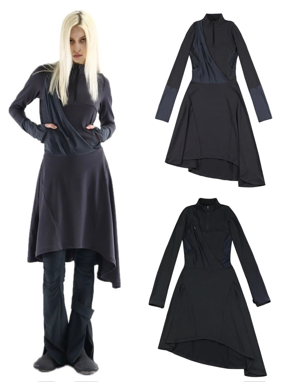 【DIFFERENTIS】Cross-body Dress