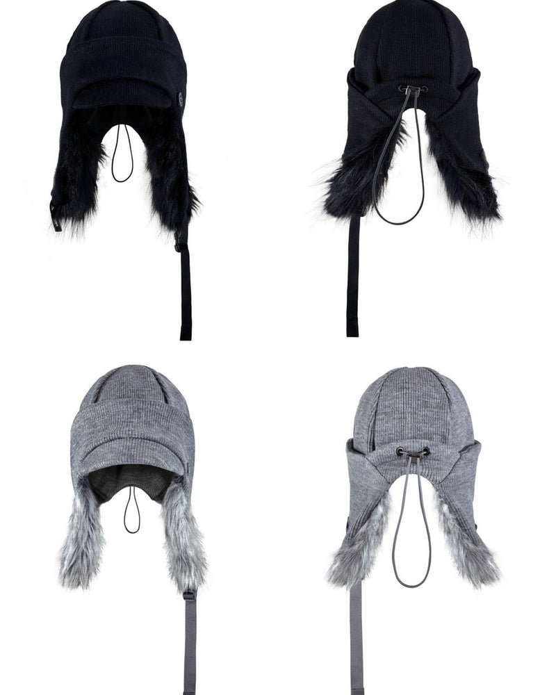 【DIFFERENTIS】Earflap beanie