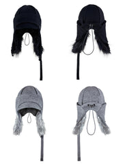 【DIFFERENTIS】Earflap beanie