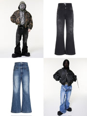 【ANOTHERYOUTH】double waist jeans