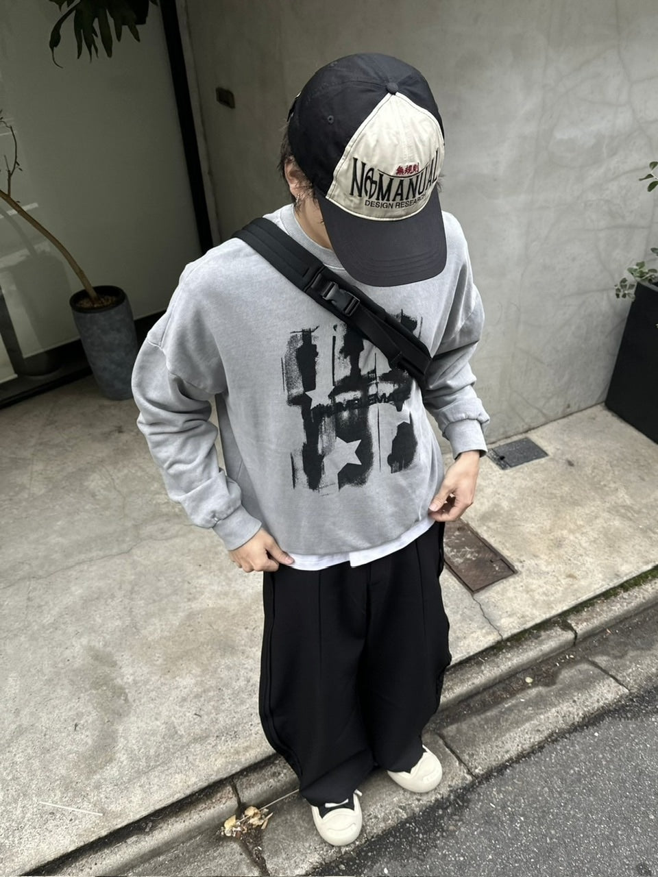 【youll】2tuck slit curve slacks