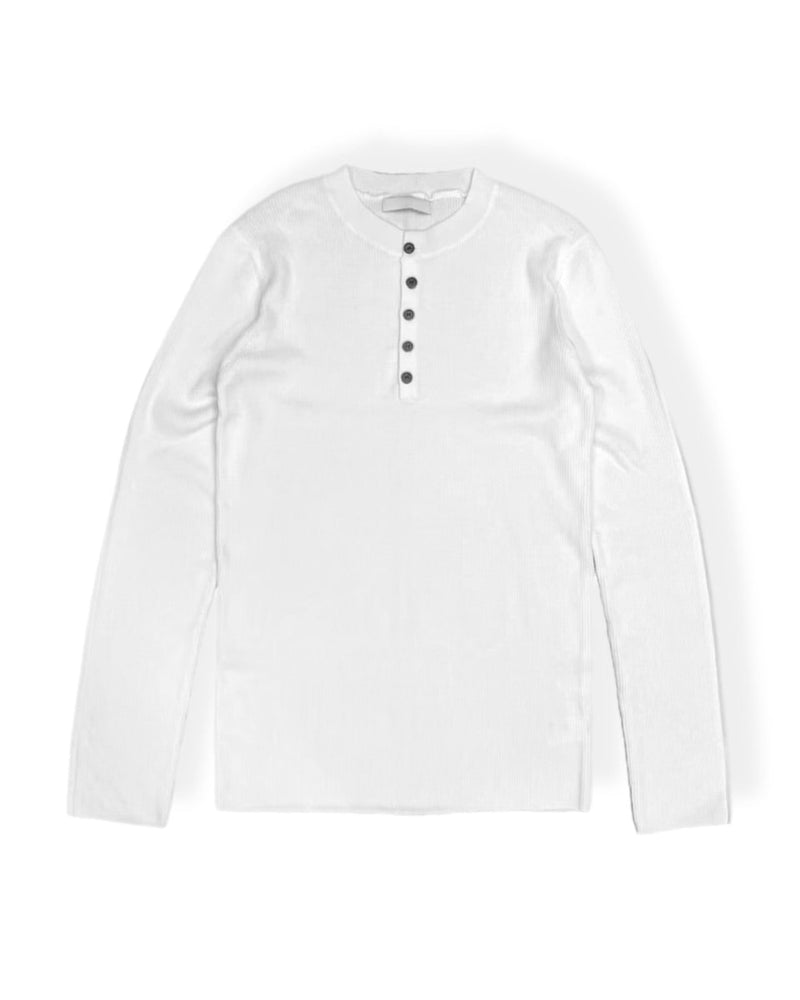 【Chikashitsu +】henry neck long sleeve knit (4color)