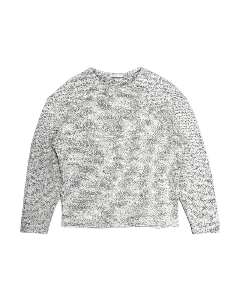 受注制【Chikashitsu +】loose fit round knit (4color)