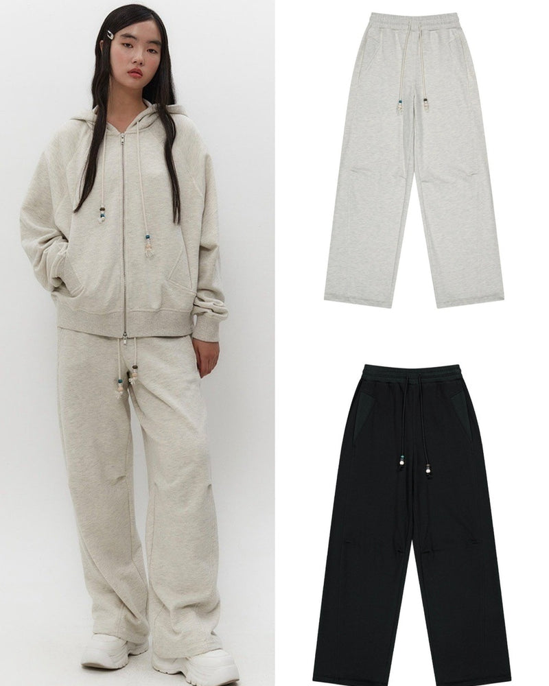 【TUOMIO】STRING CHARM SWEATPANTS
