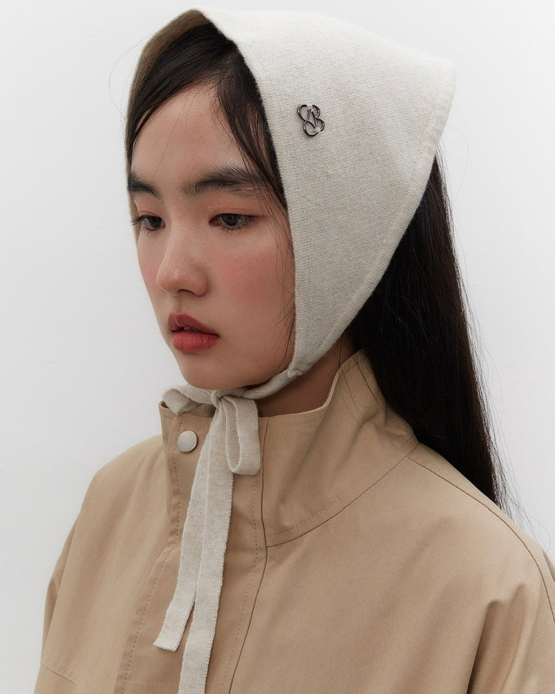 【TUOMIO】KNIT STRAP BONNET
